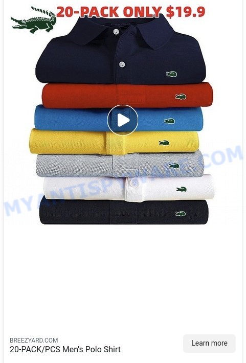 Breezyard.com Scam ads