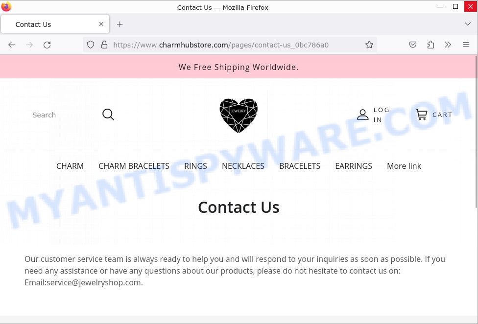 Charmhubstore.com contacts