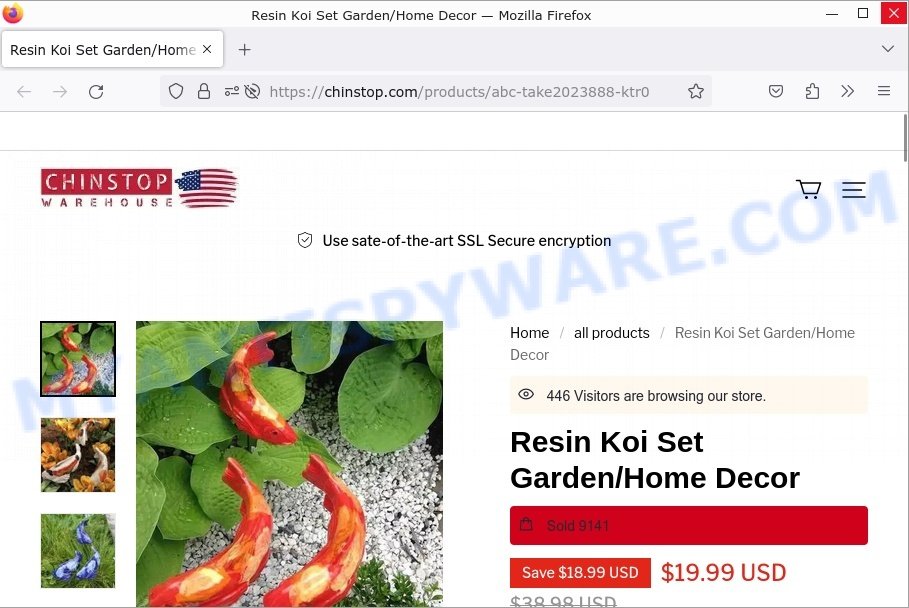 Chinstop.com Scam store