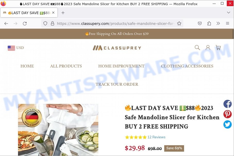 Classupery.com scam store