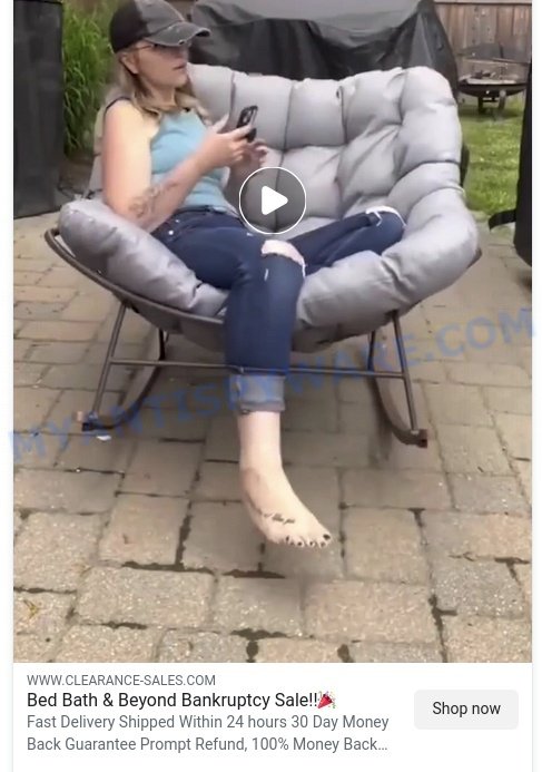 Clearance-sales.com Scam ads