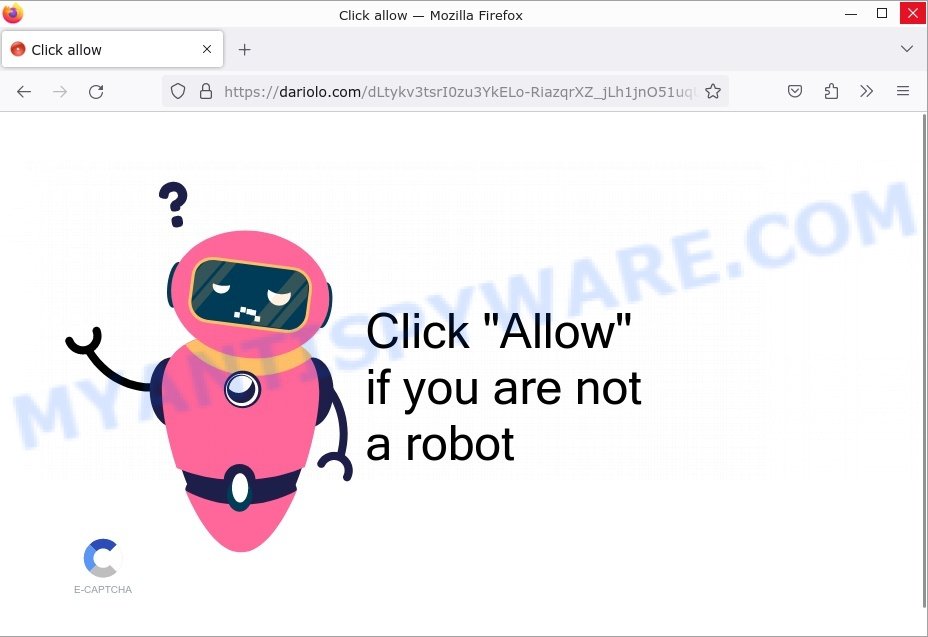 Dariolo.com Click allow Scam