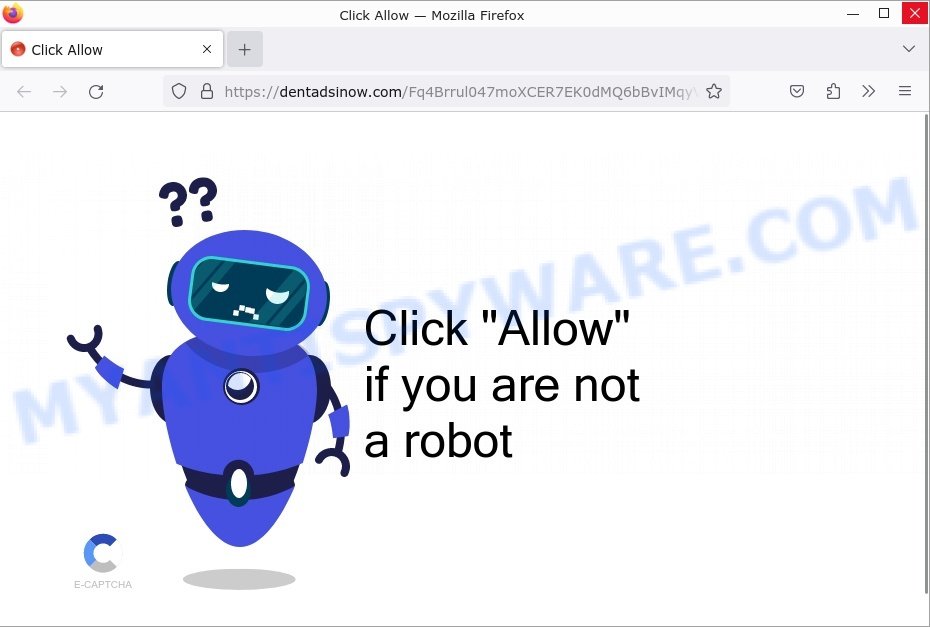 Dentadsinow.com Click Allow Scam