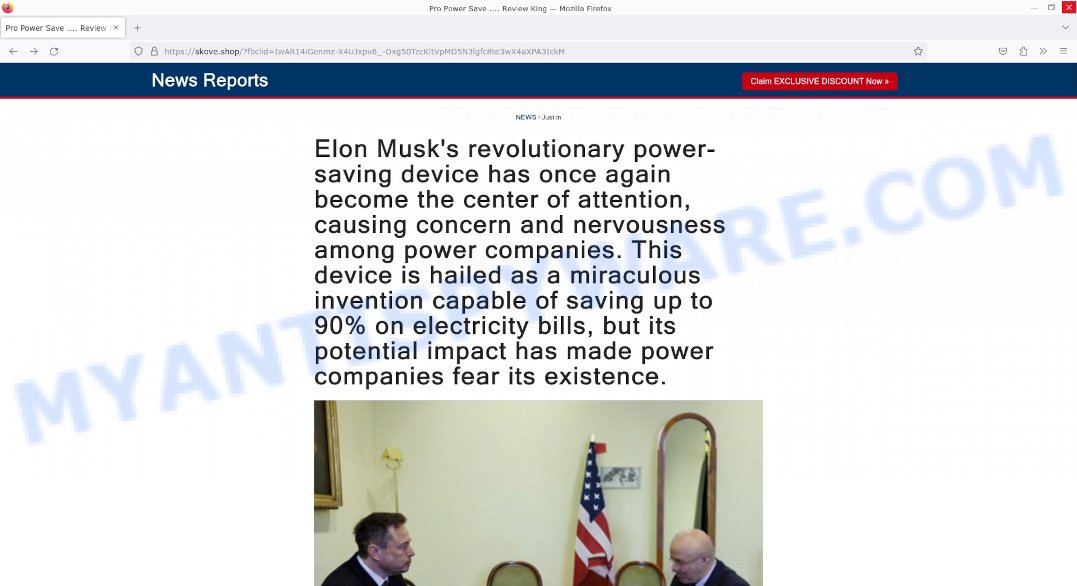 Elon Musk Energy Saving Device Scam News Report