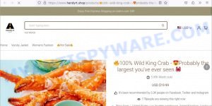 Handyrt.shop Scam store