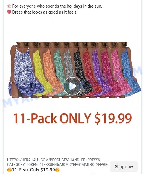 Herahaul.com scam store ads