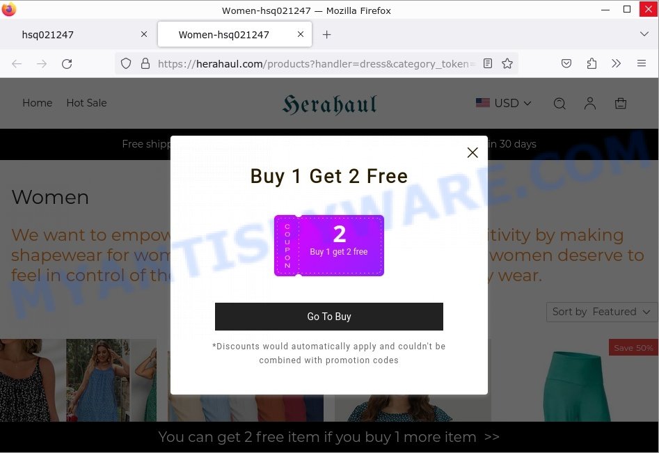 Herahaul.com scam store