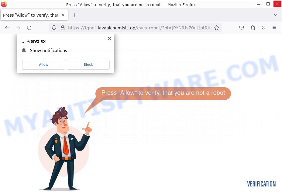 Lavaalchemist.top Click Allow Scam