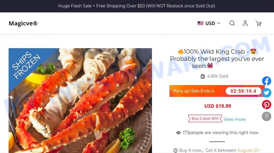 Magicve.shop scam store