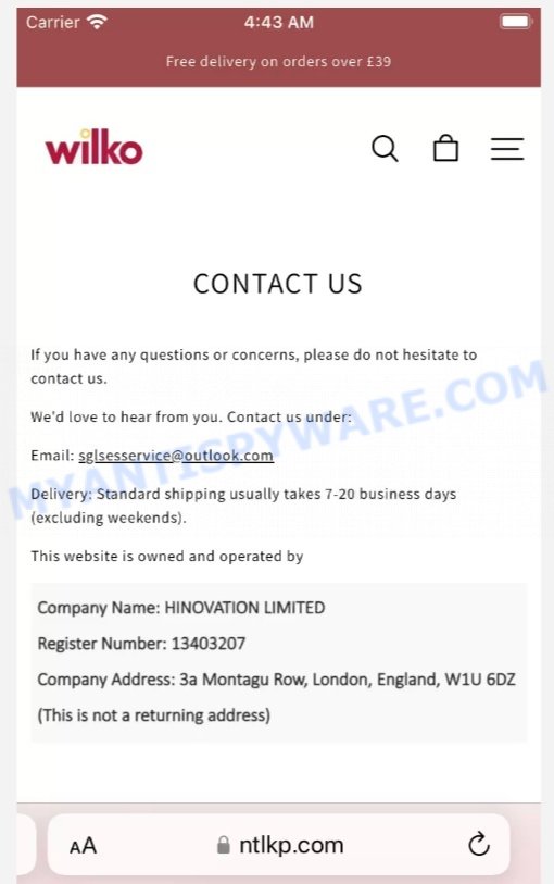 Ntlkp.com Scam contacts