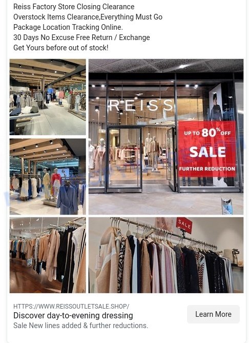 Reissoutletsale.shop Review: Reiss Factory Store Closing Clearance