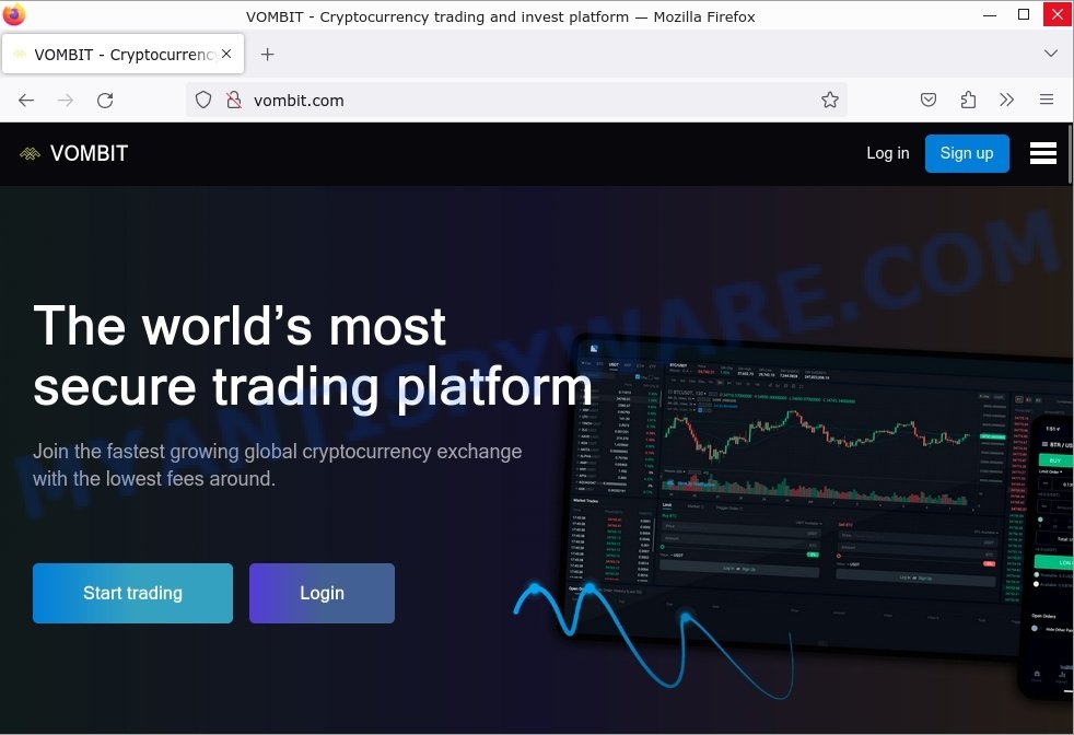 Vombit.com Cryptocurrency trading Scam