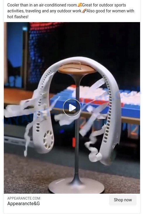 Appearancte.com scam store ads