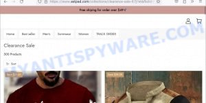 Astpad.com Clearance Sale store scam
