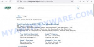 Bangsearch.pro redirect virus