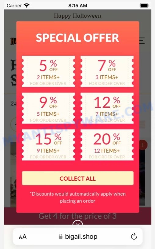 Bigail.shop scam