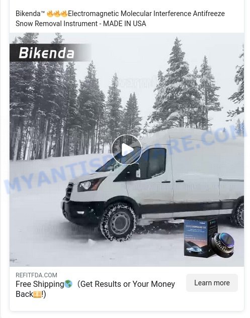 Bikenda™ Electromagnetic Molecular Interference Antifreeze Snow