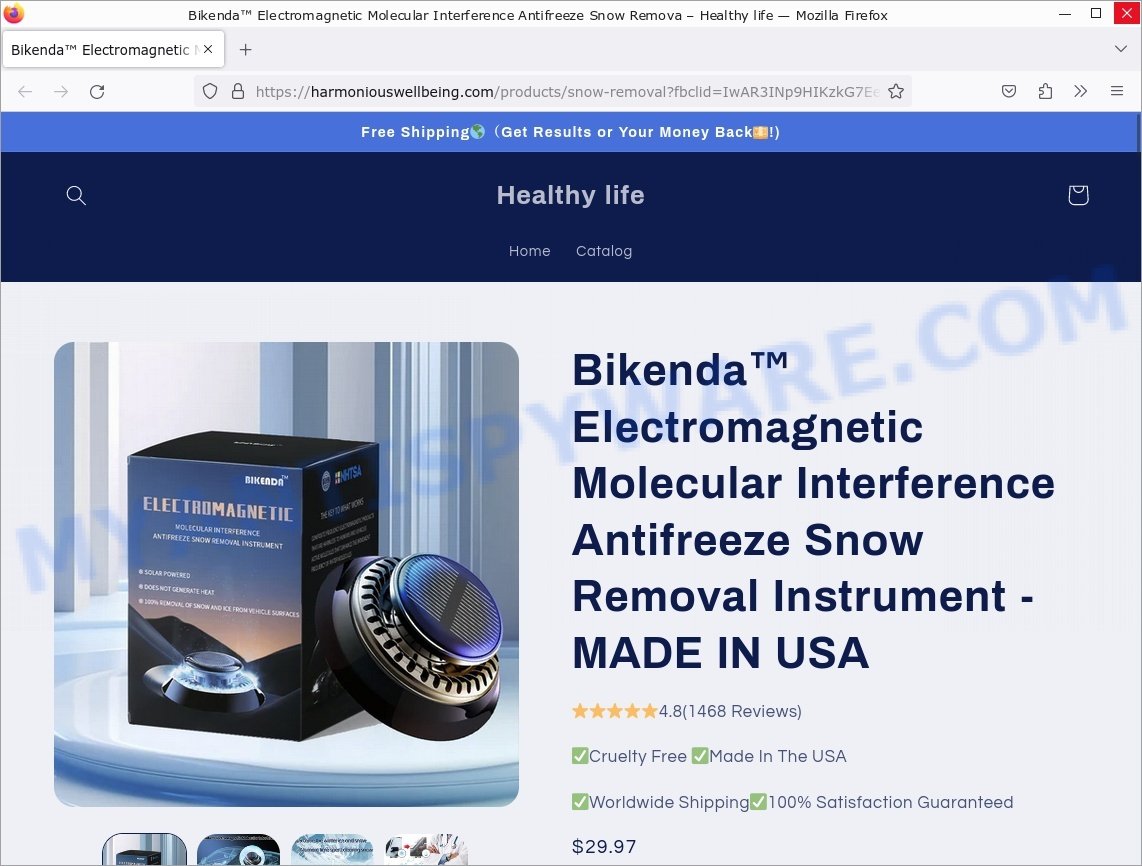 Bikenda Electromagnetic Antifreeze Snow Removal