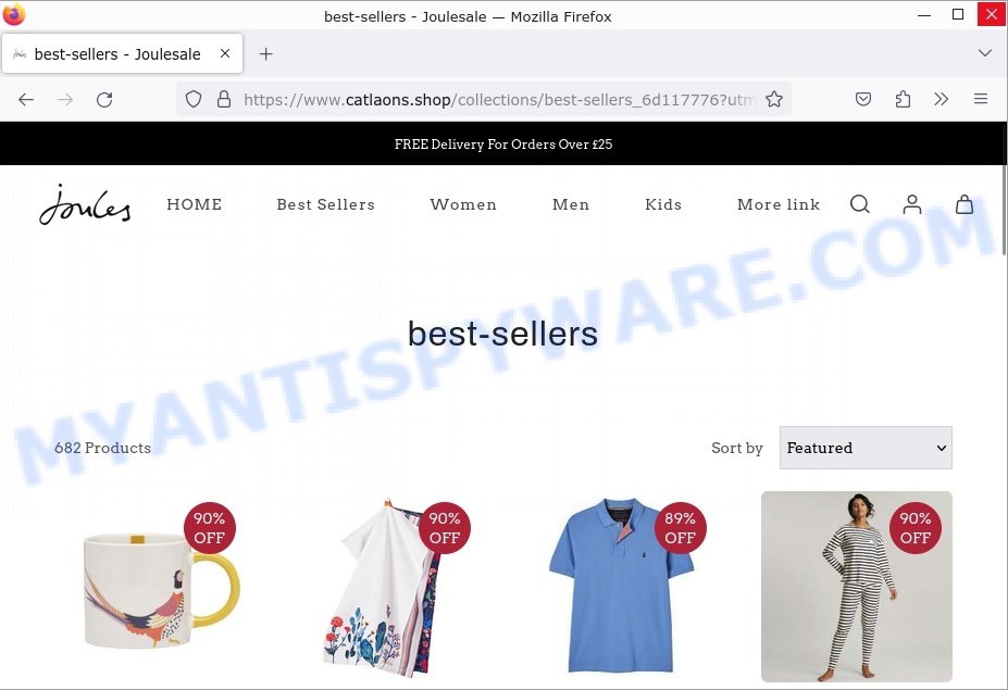Catlaons.shop Scam store