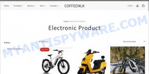 Coffeemlk.com Scam store