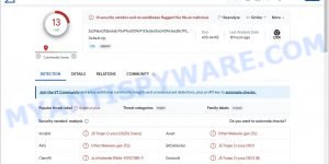 Fake Google Drive extension malware detections
