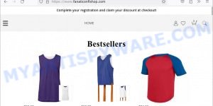 Fanaticsnflshop.com Scam store