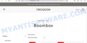 Fresdoom.com Scam store