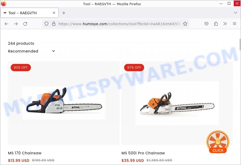 Humisye.com scam store