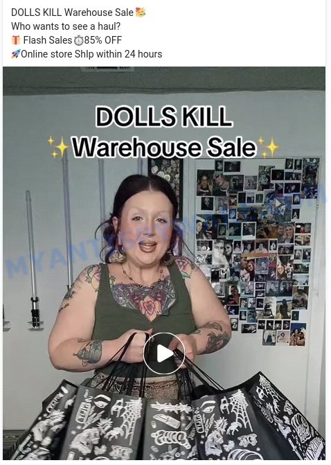 Increasenses.Online WAREHOUSE SALE scam ads