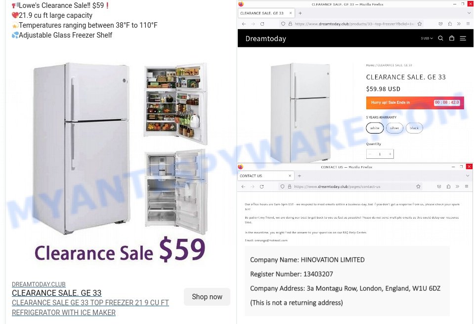 Lowe Clearance Sale Scam