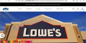 Lowesell.com Scam store