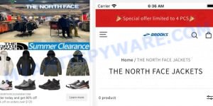 North Face Clearance Sale Scams