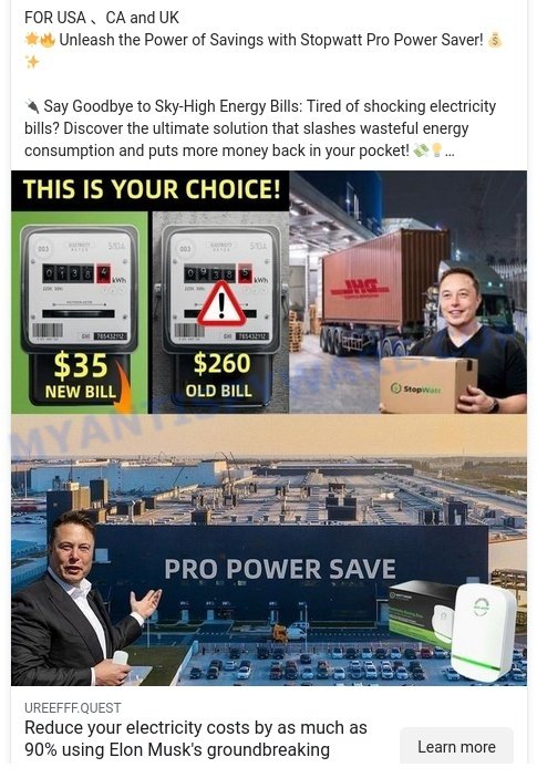 Pro Power Save Elon Musk-Endorsed Scam