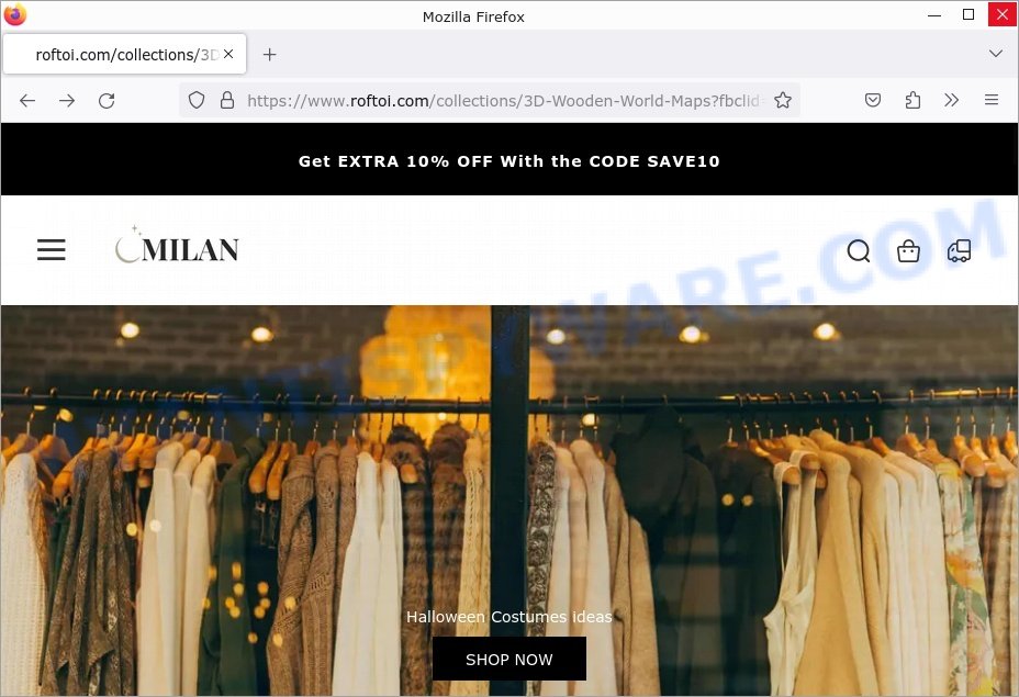 Roftoi.com Scam store