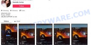 TikTok Cruypto scam STARTX