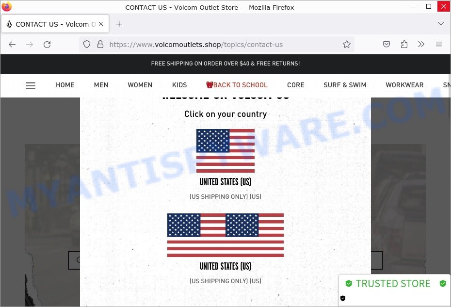 Volcomoutlets.Shop scam contacts