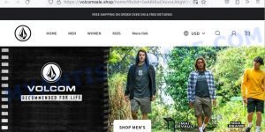 Volcomsale.shop Scam store