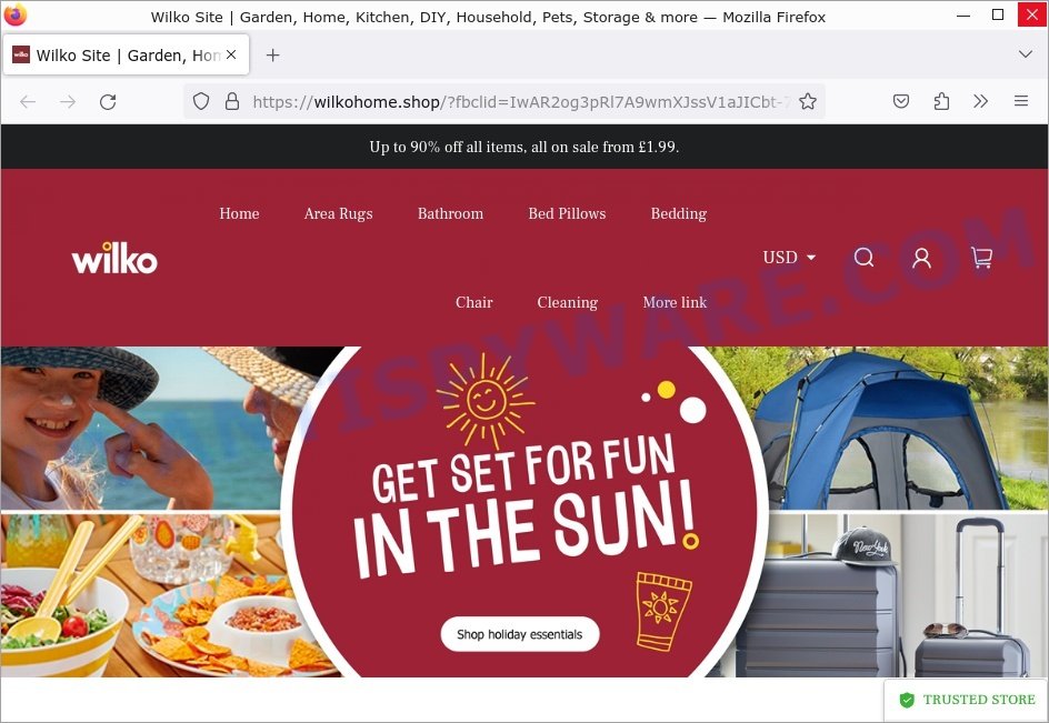 Wilkohome.shop Scam store