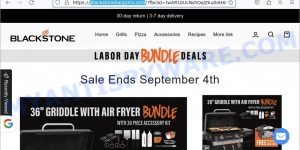 blackstonebargains.com BLACKSTONE scam store