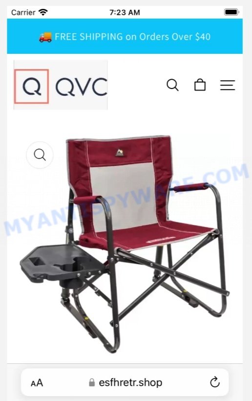 esfhretr.shop QVC scam ads