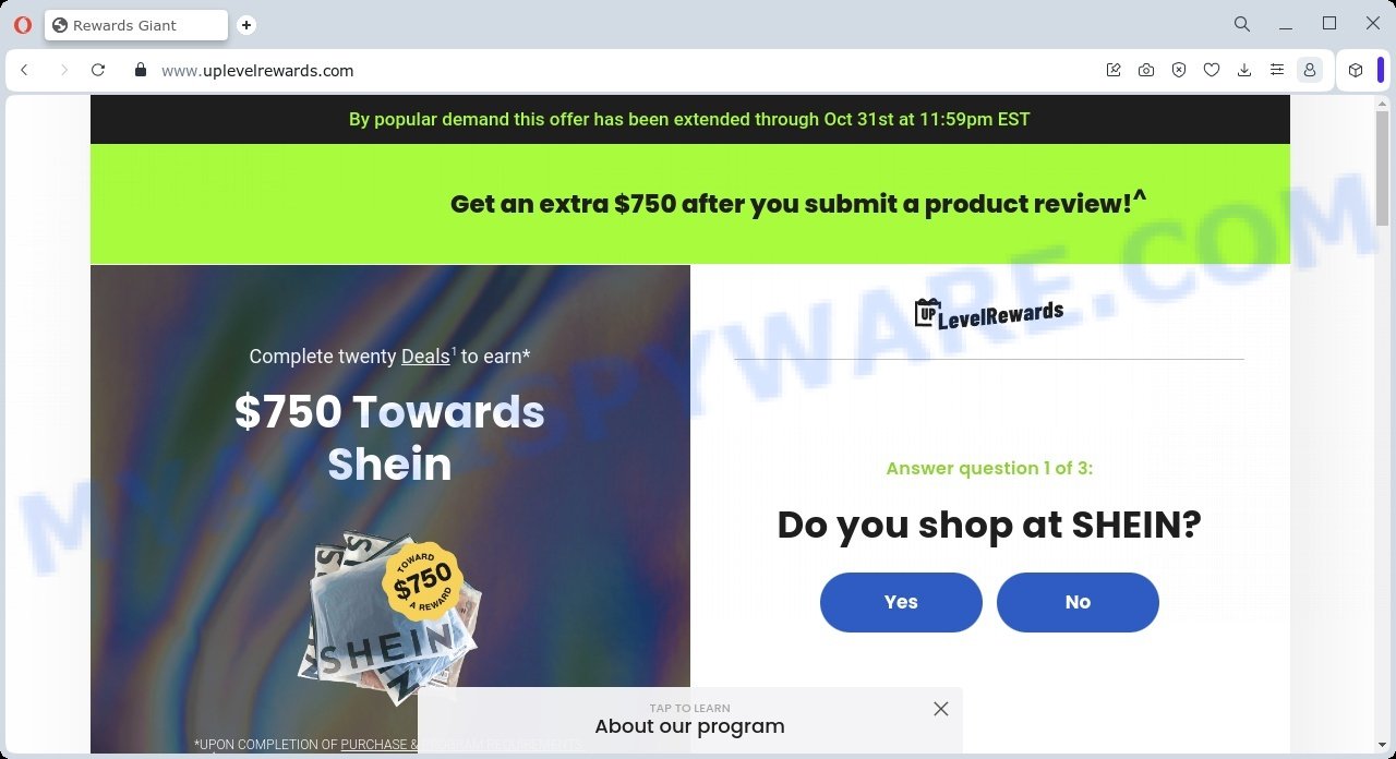 $750 to shop at shein Scam stage3