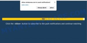 Arkakunaa.com Press Allow Scam