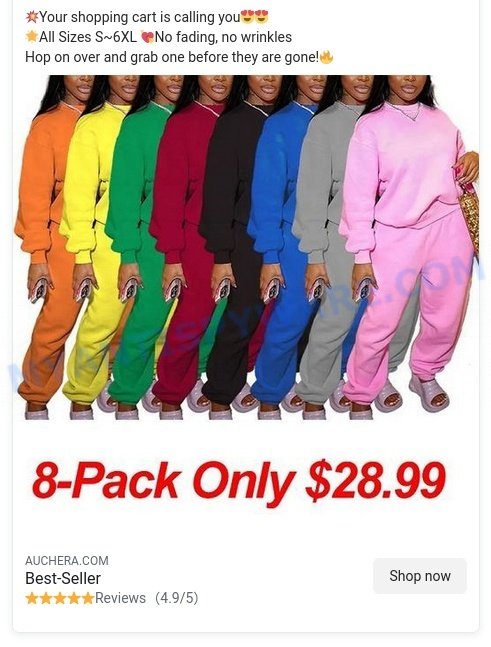 Auchera.com ads