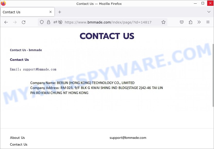Bmmade.com sale contacts