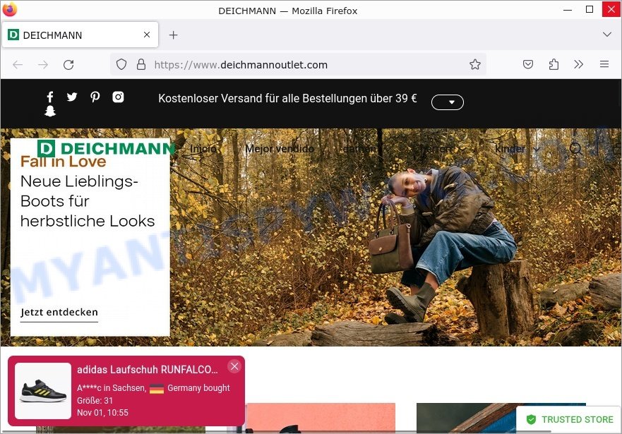 Deichmannoutlet.shop Deichmann Outlet Scam