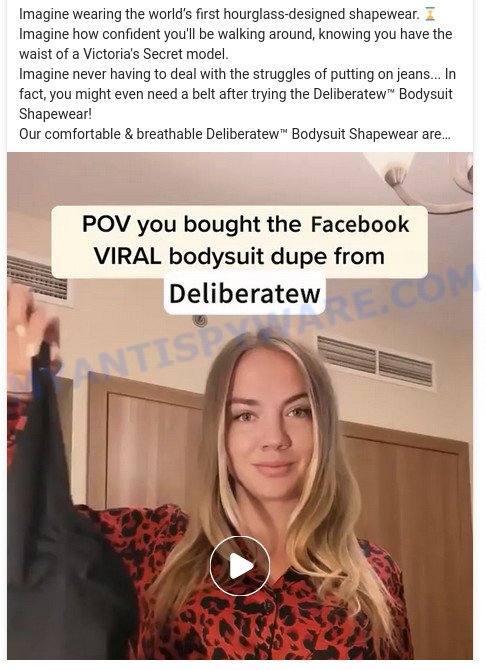 Deliberatew.com scam ads