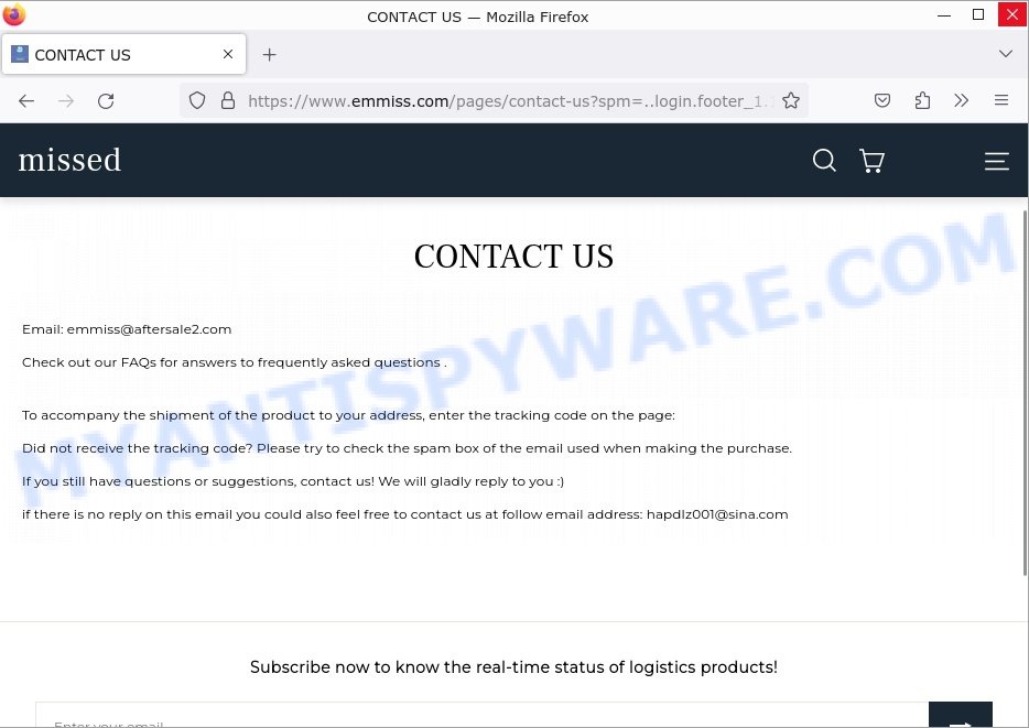 Emmiss.com Buy Buy Baby Scam store ads