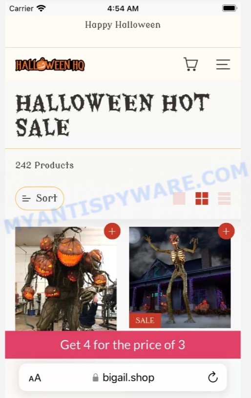 Halloween Factory Scam Store