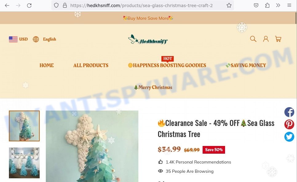 Hedkhsniff.com scam store