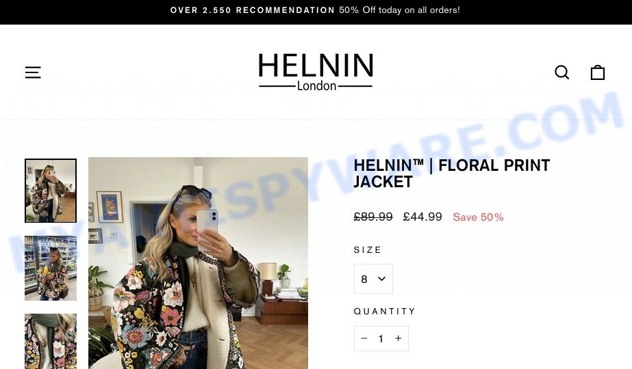Helnin.com scam store